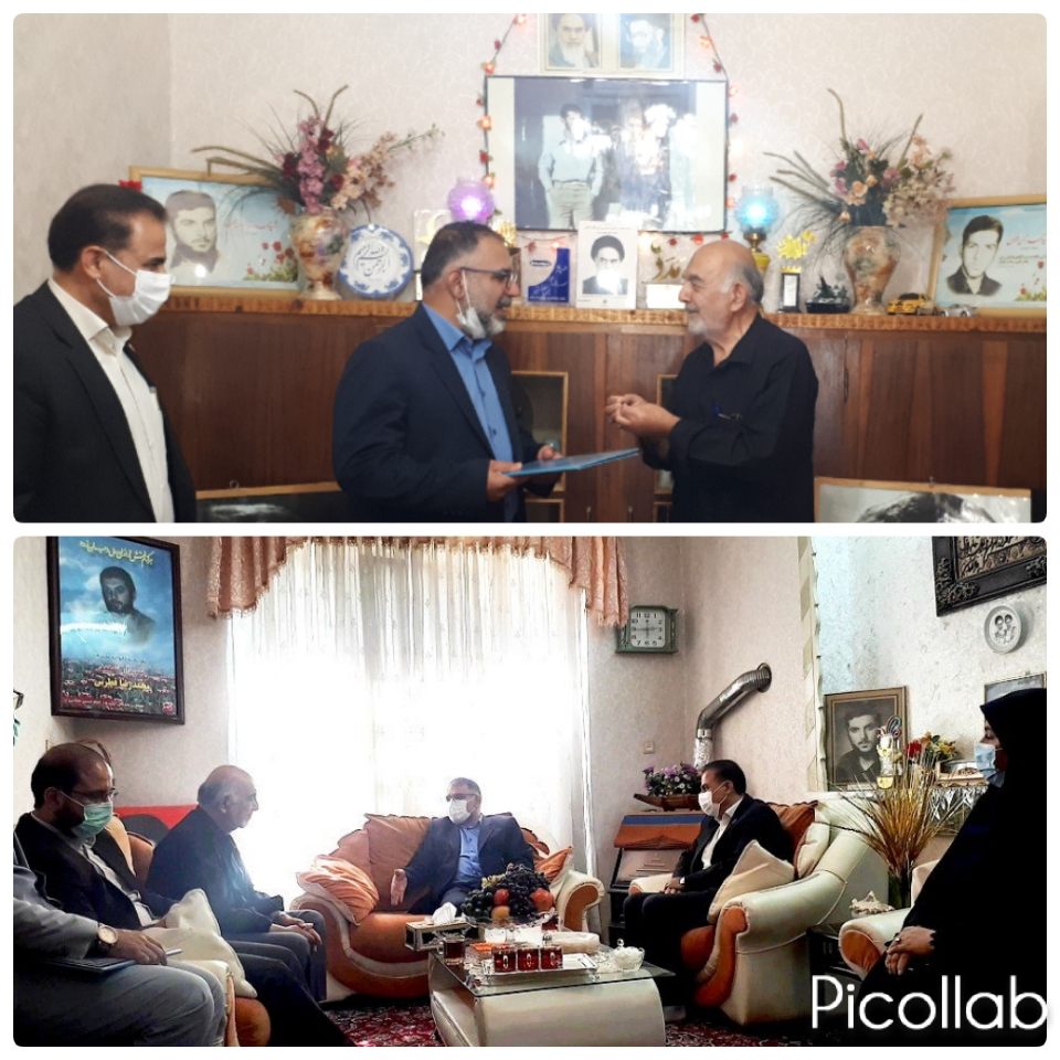 دیدار استاندار لرستان با خانواده شهدا