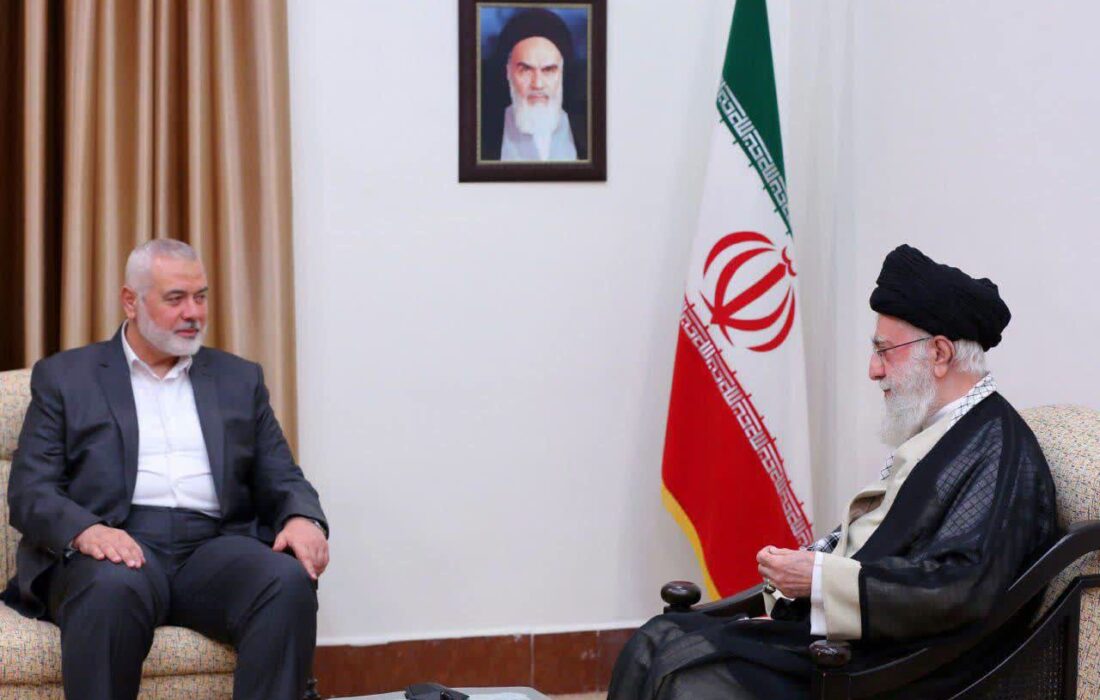 دیدار اسماعیل هنیه با رهبر انقلاب