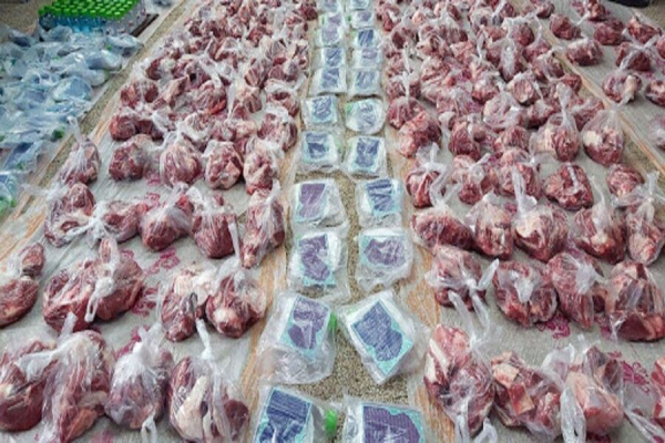 توزیع گوشت قرمز بین نیازمندان لرستان