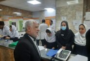 استاندار سرزده به بیمارستان شهید رحیمی خرم آباد رفت