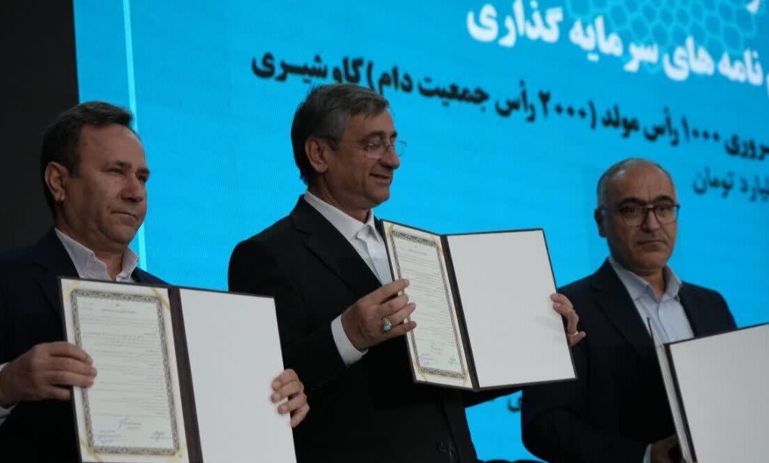امضای تفاهم‌نامه سرمایه‌گذاری ساخت دامپروری ۲ هزار رأسی در لرستان