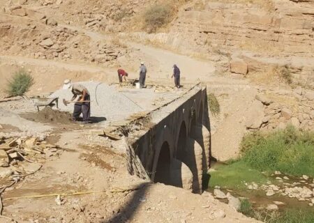 آغاز عملیات مرمت و حفاظت از پل تاریخی افرینه لرستان