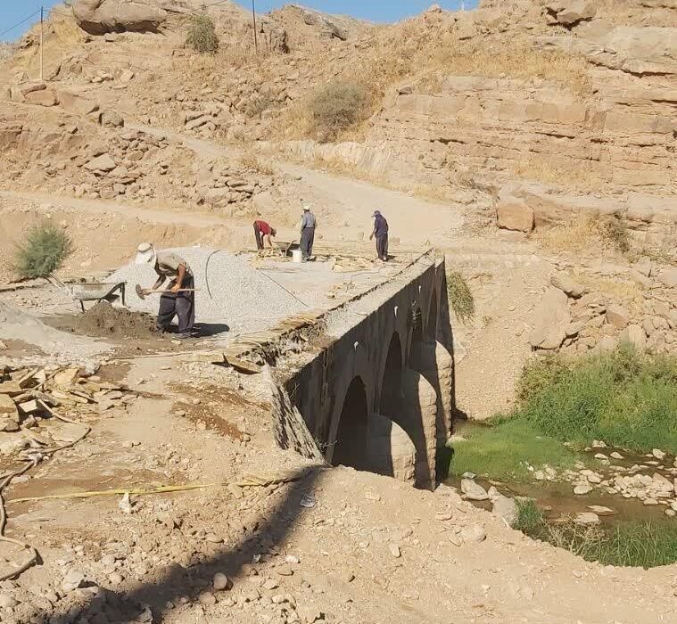 آغاز عملیات مرمت و حفاظت از پل تاریخی افرینه لرستان