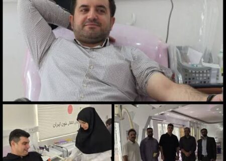 پویش اهدای خون اصحاب رسانه در لرستان