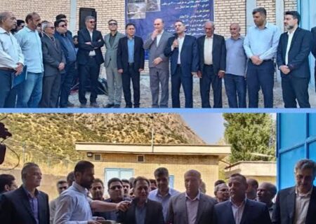 افتتاح ایستگاه پمپاژ و شبکه آبیاری نیله خرم آباد
